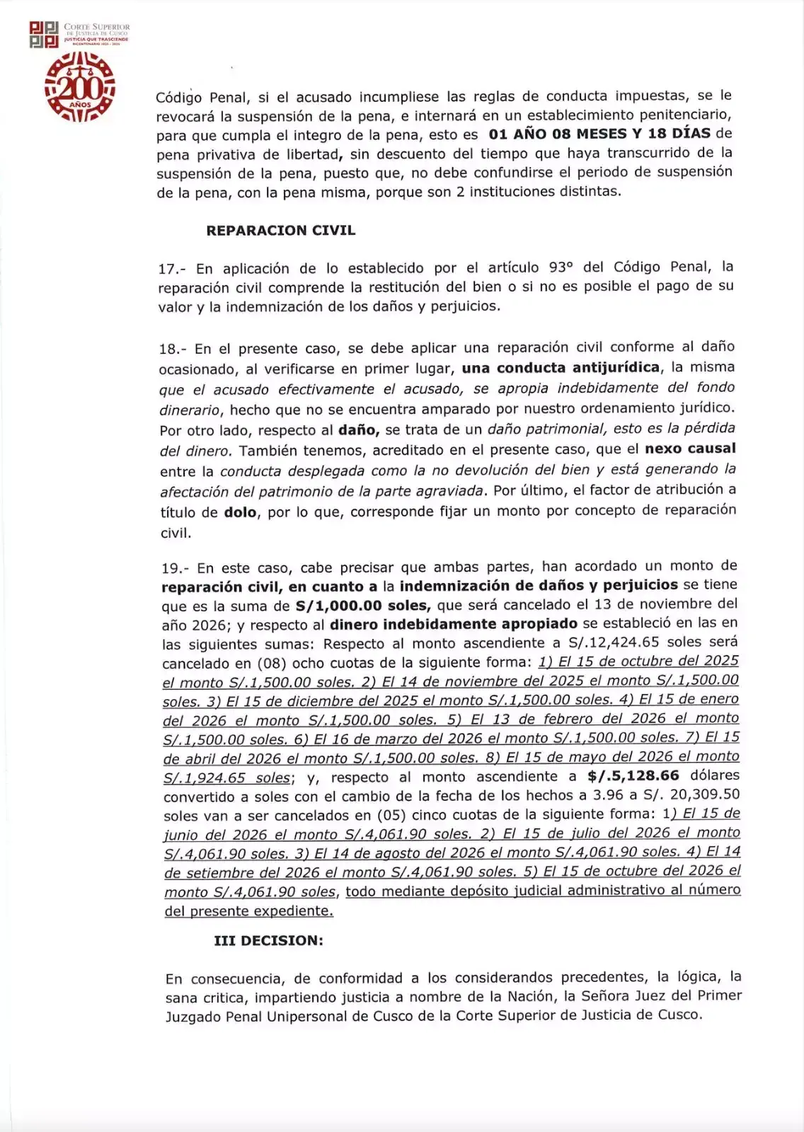 Resolución judicial – página 5