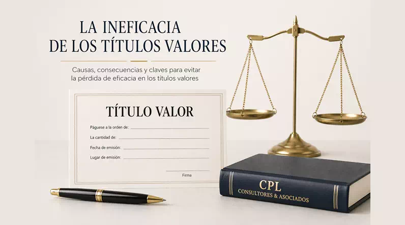 La ineficacia de los títulos valores en el ordenamiento jurídico peruano
