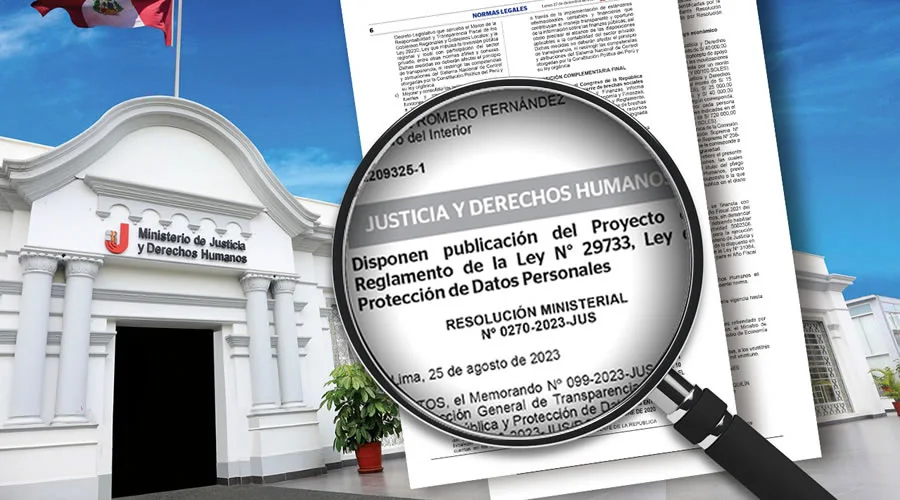 Publican Proyecto del Nuevo Reglamento de la Ley de Protección de Datos personales