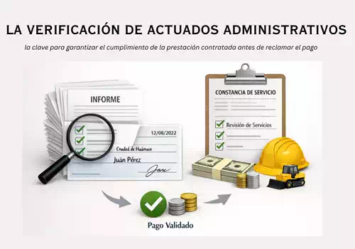 La verificación de actuados administrativos como la clave para garantizar el cumplimiento de la prestación contratada antes de reclamar el pago