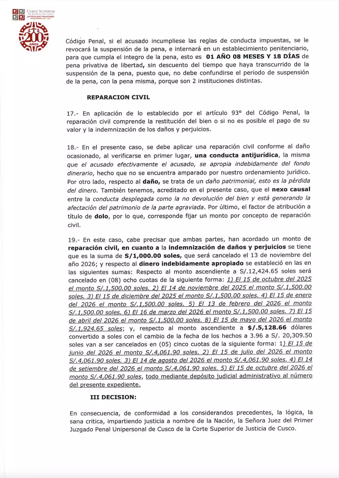 Resolución judicial – página 5